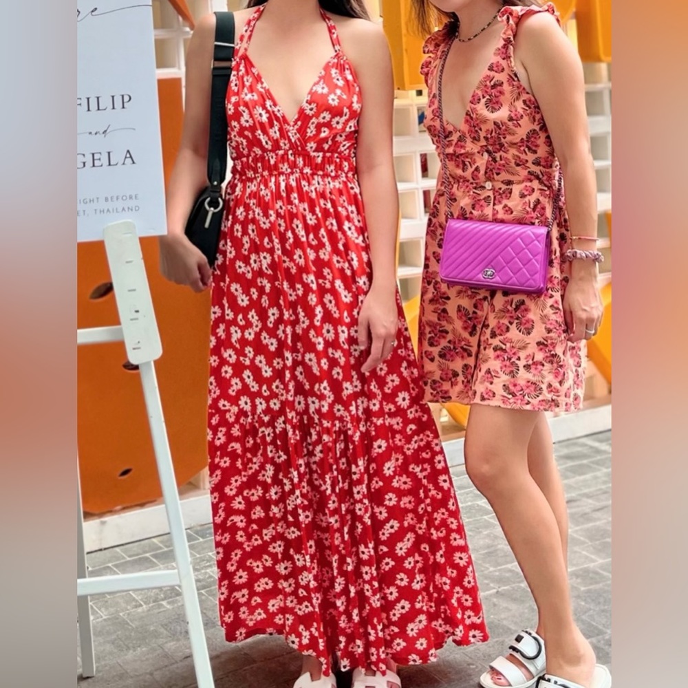 Floral maxi dress